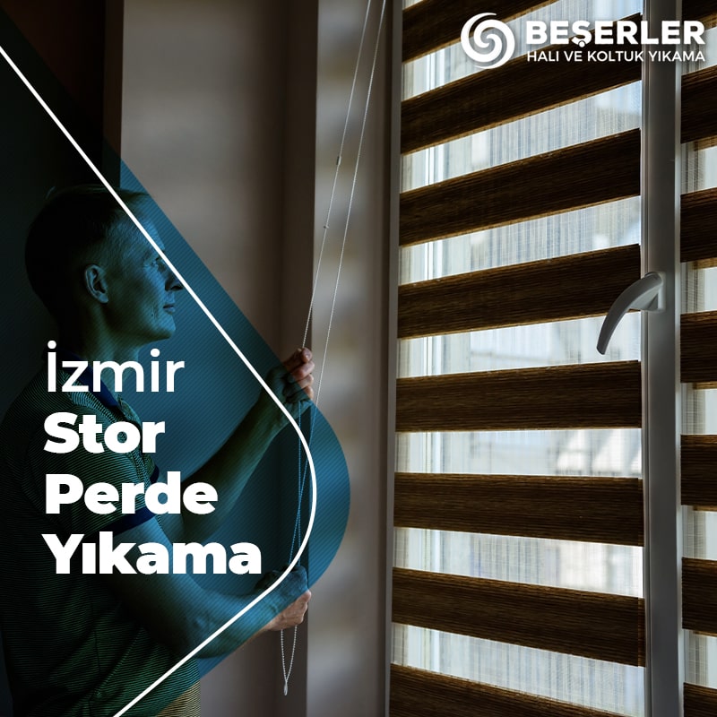 izmir stor perde yıkama firması